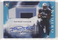 Rookie Jumbo Patch Autographs - Taywan Taylor #/25