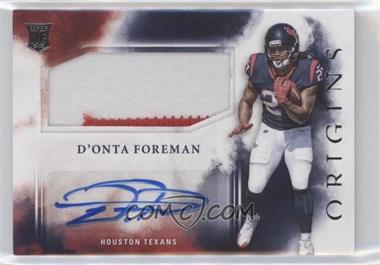 2017 Panini Origins - [Base] #112 - Rookie Jumbo Patch Autographs - D'Onta Foreman