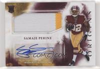 Rookie Jumbo Patch Autographs - Samaje Perine