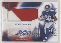 Rookie Jumbo Patch Autographs - Evan Engram