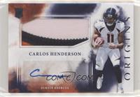 Rookie Jumbo Patch Autographs - Carlos Henderson