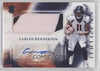 Rookie Jumbo Patch Autographs - Carlos Henderson