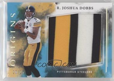 2017 Panini Origins - Rookie Jumbo Jerseys - Turquoise #RJJ-JD - R. Joshua Dobbs /25