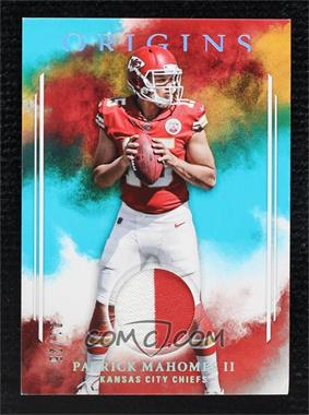 2017 Panini Origins - Rookie Patches - Turquoise #RP-PM - Patrick Mahomes II /25 [EX to NM]