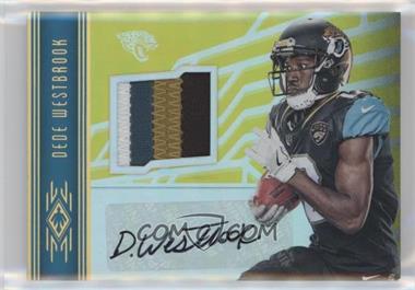 2017 Panini Phoenix - RPS Rookie Auto Jersey - Yellow Prime #RAJ-DDW - Dede Westbrook /49