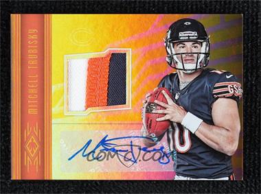 2017 Panini Phoenix - RPS Rookie Auto Jersey - Yellow Prime #RAJ-MT - Mitchell Trubisky /25