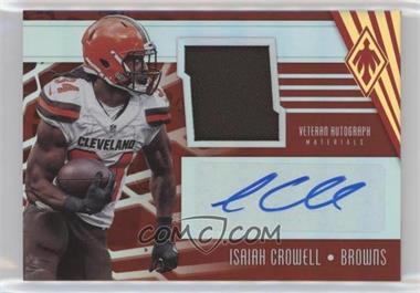 2017 Panini Phoenix - Veteran Autograph Materials #VAM-IC - Isaiah Crowell /30