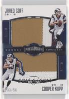 Cooper Kupp, Jared Goff #/50