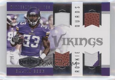 2017 Panini Plates & Patches - Rookie Quad Materials #RQM-11 - Dalvin Cook /75