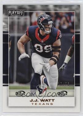 2017 Panini Playoff - [Base] - 3rd Down #33 - J.J. Watt /25