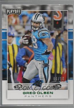 2017 Panini Playoff - [Base] - 4th Down #15 - Greg Olsen /10 [Noted]