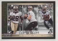 Adrian Peterson, Drew Brees, Michael Thomas #/99