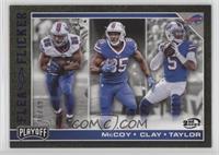 Charles Clay, LeSean McCoy, Tyrod Taylor #/49