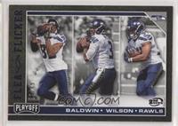 Doug Baldwin, Russell Wilson, Thomas Rawls #/49