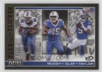 Charles Clay, LeSean McCoy, Tyrod Taylor #/25