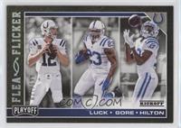 Andrew Luck, Frank Gore, T.Y. Hilton #/199