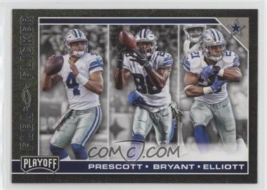 2017 Panini Playoff - Flea Flicker #1 - Dak Prescott, Dez Bryant, Ezekiel Elliott