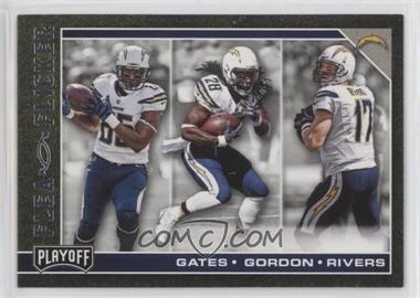 2017 Panini Playoff - Flea Flicker #14 - Antonio Gates, Melvin Gordon, Philip Rivers