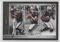 Amari Cooper, Derek Carr, Marshawn Lynch