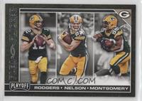 Aaron Rodgers, Jordy Nelson, Ty Montgomery