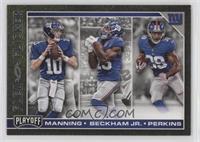 Eli Manning, Odell Beckham Jr., Paul Perkins