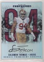 Rookie Prominent Scripts - Solomon Thomas #/99