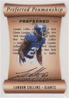 Preferred Penmanship - Landon Collins #/10