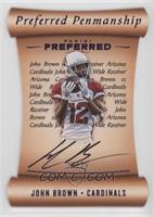 Preferred Penmanship - John Brown #/25