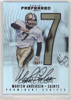 Prominent Scripts - Morten Andersen #/49