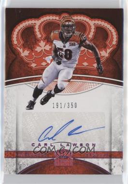 2017 Panini Preferred - Crown Royale Rookie Autographs - Pink #6 - Carl Lawson /350