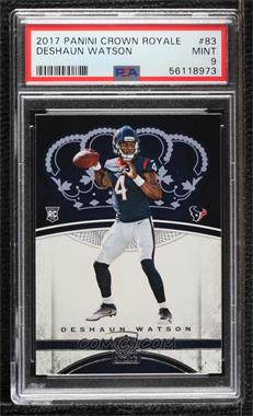 2017 Panini Preferred - Crown Royale #83 - Rookies - Deshaun Watson [PSA 9 MINT]