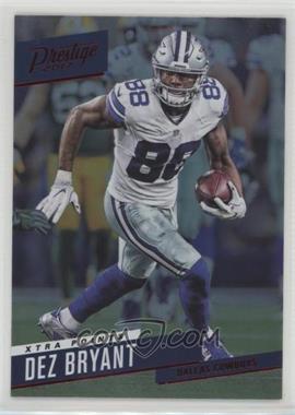 2017 Panini Prestige - [Base] - Xtra Points Red #72 - Dez Bryant