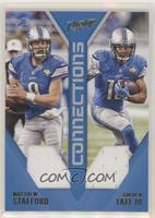 Matthew Stafford, Golden Tate III