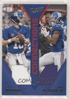 Odell Beckham Jr., Eli Manning [EX to NM]