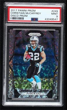 2017 Panini Prizm - [Base] - Disco Prizm #249 - Rookies - Christian McCaffrey [PSA 9 MINT]