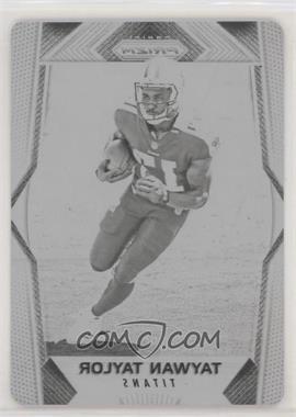 2017 Panini Prizm - [Base] - Printing Plate Black #213 - Rookies - Taywan Taylor /1