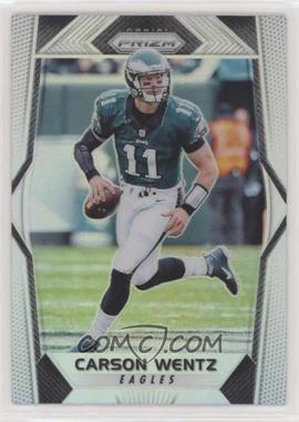 2017 Panini Prizm - [Base] - Silver Prizm #130 - Carson Wentz