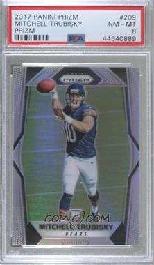 2017 Panini Prizm - [Base] - Silver Prizm #209 - Rookies - Mitchell Trubisky [PSA 8 NM‑MT]