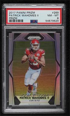 2017 Panini Prizm - [Base] - Silver Prizm #269 - Rookies - Patrick Mahomes II [PSA 8 NM‑MT]