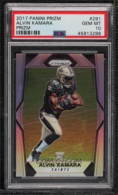 2017 Panini Prizm - [Base] - Silver Prizm #291 - Rookies - Alvin Kamara [PSA 10 GEM MT]