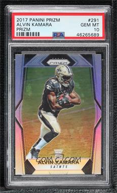 2017 Panini Prizm - [Base] - Silver Prizm #291 - Rookies - Alvin Kamara [PSA 10 GEM MT]