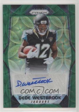 2017 Panini Prizm - Rookie Autographs - Green Scope Prizm #RA-DWB - Dede Westbrook /99