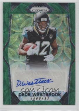 2017 Panini Prizm - Rookie Autographs - Green Scope Prizm #RA-DWB - Dede Westbrook /99