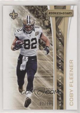 2017 Panini Rookies & Stars - [Base] - Gold #191 - Coby Fleener /10