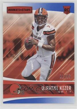 2017 Panini Rookies & Stars - [Base] - Red and Blue #211 - Rookies - DeShone Kizer /25