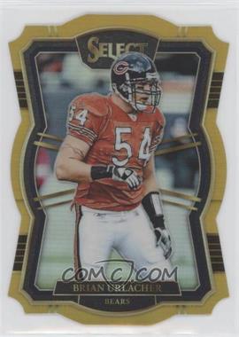 2017 Panini Select - [Base] - Gold Prizm #169 - Premier Level Die-Cut - Brian Urlacher /10