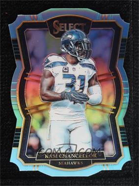 2017 Panini Select - [Base] - Light Blue Prizm #141 - Premier Level Die-Cut - Kam Chancellor /99