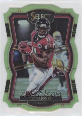 2017 Panini Select - [Base] - Neon Green Prizm #184 - Premier Level Die-Cut - Julio Jones /49