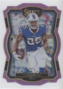 2017 Panini Select - [Base] - Purple Prizm #107 - Premier Level Die-Cut - LeSean McCoy /75