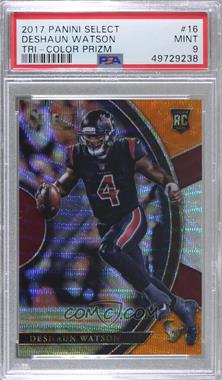 2017 Panini Select - [Base] - Tri-Color Prizm #16 - Concourse - Deshaun Watson /199 [PSA 9 MINT]